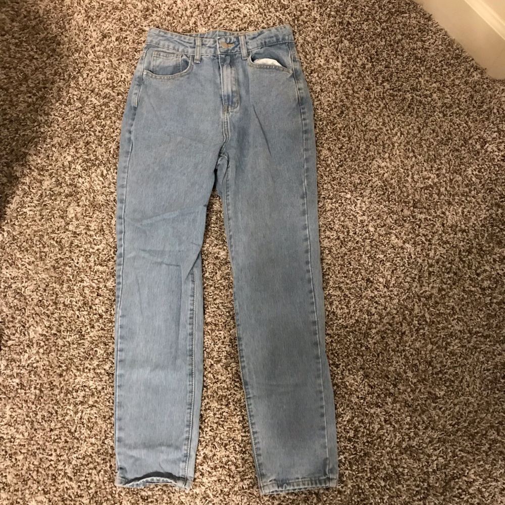 High rise jeans